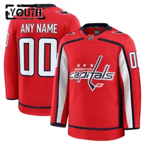 Fanatics Washington Capitals Personalisiert 24/25 Home Premium Trikot - Kinder (Rot) Fanatics Washington Capitals Personalisiert 24/25 Home Premium Trikot - Kinder (Rot)