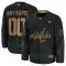 Fanatics Washington Capitals Personalisiert 24/25 Military Appreciation Practice Trikot - Herren (Schwarz)