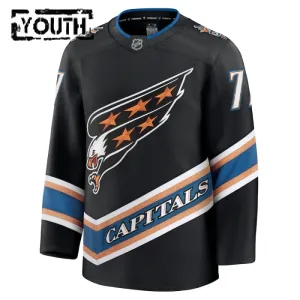 Fanatics Washington Capitals TJ Oshie 24/25 Alternate Premium Trikot - Kinder (Schwarz)