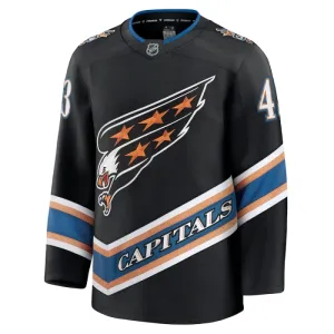 Fanatics Washington Capitals Tom Wilson 24/25 Alternate Premium Trikot - Herren (Schwarz)