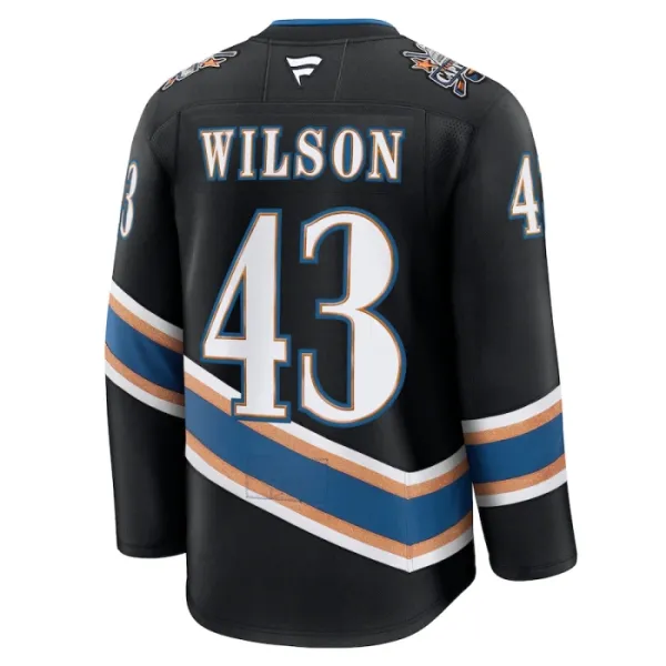 Fanatics Washington Capitals Tom Wilson 24/25 Alternate Premium Trikot - Herren (Schwarz)