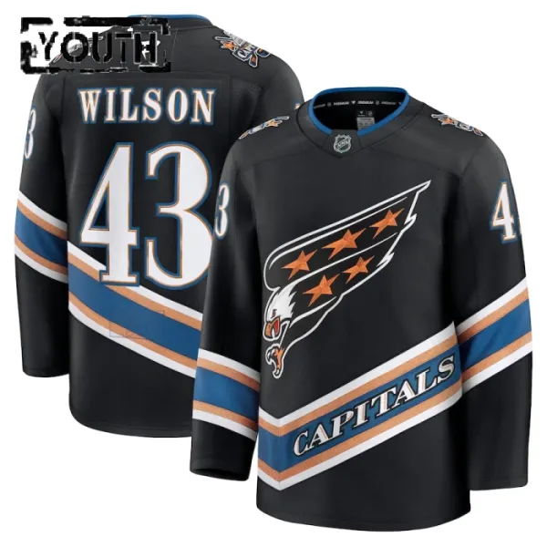 Fanatics Washington Capitals Tom Wilson 24/25 Alternate Premium Trikot - Kinder (Schwarz) Fanatics Washington Capitals Tom Wilson 24/25 Alternate Premium Trikot - Kinder (Schwarz)