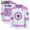 Fanatics Winnipeg Jets Hockey Fights Cancer Personalisiert 24/25 Practice Trikot - Kinder (Weiss)