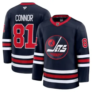 Fanatics Winnipeg Jets Kyle Connor 24/25 Alternate Premium Trikot - Herren (Schwarz)
