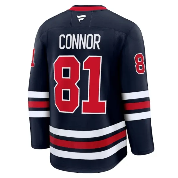 Fanatics Winnipeg Jets Kyle Connor 24/25 Alternate Premium Trikot - Herren (Schwarz)
