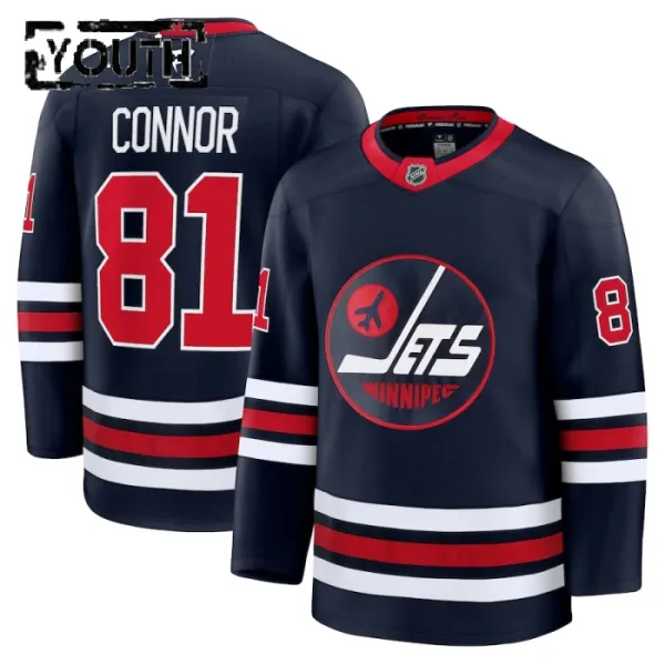 Fanatics Winnipeg Jets Kyle Connor 24/25 Alternate Premium Trikot - Kinder (Schwarz) Fanatics Winnipeg Jets Kyle Connor 24/25 Alternate Premium Trikot - Kinder (Schwarz)