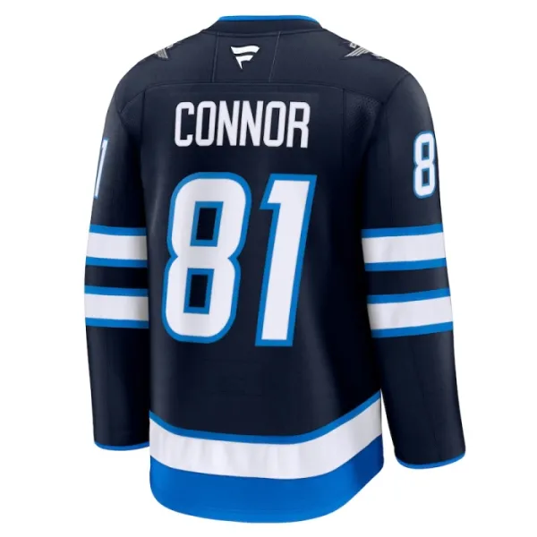 Fanatics Winnipeg Jets Kyle Connor 24/25 Home Premium Trikot - Herren (Navy)