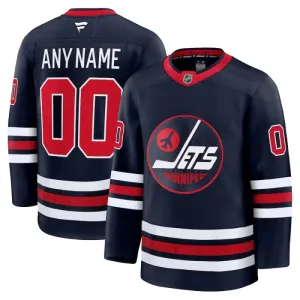 Fanatics Winnipeg Jets Personalisiert 24/25 Alternate Premium Trikot - Herren (Schwarz)