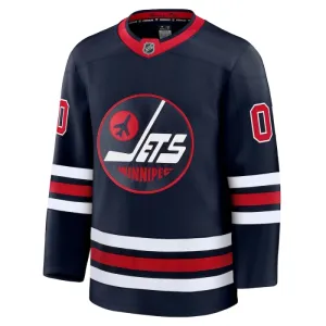 Fanatics Winnipeg Jets Personalisiert 24/25 Alternate Premium Trikot - Herren (Schwarz)