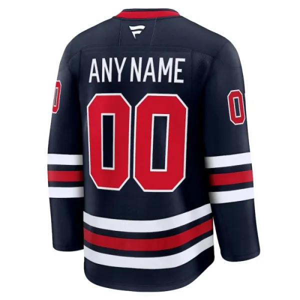 Fanatics Winnipeg Jets Personalisiert 24/25 Alternate Premium Trikot - Herren (Schwarz)