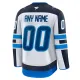 Fanatics Winnipeg Jets Personalisiert 24/25 Away Premium Trikot - Herren (Weiss)