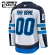 Fanatics Winnipeg Jets Personalisiert 24/25 Away Premium Trikot - Kinder (Weiss)