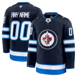 Fanatics Winnipeg Jets Personalisiert 24/25 Home Premium Trikot - Herren (Navy)