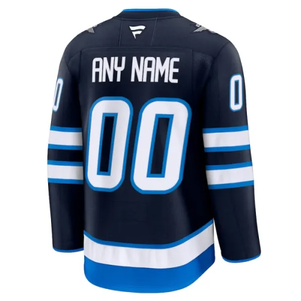 Fanatics Winnipeg Jets Personalisiert 24/25 Home Premium Trikot - Herren (Navy)