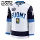 Fanatics Finnland 4 Nations Face Off Aleksander Barkov 2025 Premium Trikot - Kinder (Weiss)