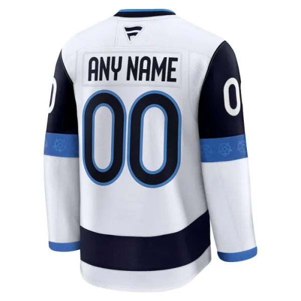 Fanatics Finnland 4 Nations Face Off Personalisiert 2025 Premium Trikot - Herren (Weiss)