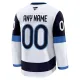 Fanatics Finnland 4 Nations Face Off Personalisiert 2025 Premium Trikot - Herren (Weiss)