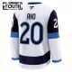 Fanatics Finnland 4 Nations Face Off Sebastian Aho 2025 Premium Trikot - Kinder (Weiss)
