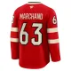 Fanatics Kanada 4 Nations Face Off Brad Marchand 2025 Premium Trikot - Herren (Rot)