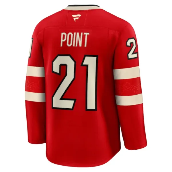 Fanatics Kanada 4 Nations Face Off Brayden Point 2025 Premium Trikot - Herren (Rot)