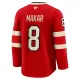 Fanatics Kanada 4 Nations Face Off Cale Makar 2025 Premium Trikot - Herren (Rot)