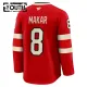 Fanatics Kanada 4 Nations Face Off Cale Makar 2025 Premium Trikot - Kinder (Rot)