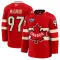 Fanatics Kanada 4 Nations Face Off Connor McDavid 2025 Premium Trikot - Herren (Rot)