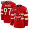 Fanatics Kanada 4 Nations Face Off Connor McDavid 2025 Premium Trikot - Kinder (Rot)