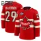 Fanatics Kanada 4 Nations Face Off Nathan Mackinnon 2025 Premium Trikot - Kinder (Rot)