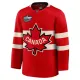 Fanatics Kanada 4 Nations Face Off Personalisiert 2025 Premium Trikot - Herren (Rot)