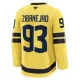 Fanatics Schweden 4 Nations Face Off Mika Zibanejad 2025 Premium Trikot - Herren (Gelb)