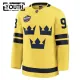 Fanatics Schweden 4 Nations Face Off Mika Zibanejad 2025 Premium Trikot - Kinder (Gelb)