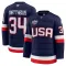 Fanatics USA 4 Nations Face Off Auston Matthews 2025 Premium Trikot - Herren (Navy)