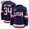Fanatics USA 4 Nations Face Off Auston Matthews 2025 Premium Trikot - Kinder (Navy)