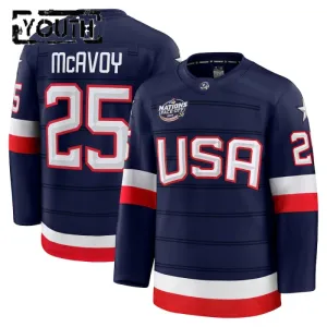 Fanatics USA 4 Nations Face Off Charlie Mcavoy 2025 Premium Trikot - Kinder (Navy)
