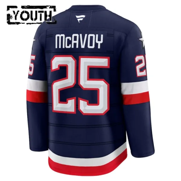 Fanatics USA 4 Nations Face Off Charlie Mcavoy 2025 Premium Trikot - Kinder (Navy)