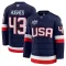 Fanatics USA 4 Nations Face Off Quinn Hughes 2025 Premium Trikot - Herren (Navy)
